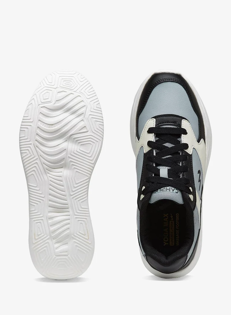 CAMPUS Off.Wht/Blk Men's Low-Top Sneakers - Bold Colours With Cloud Like Comfort for Men | Best Price UAE